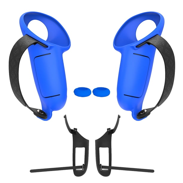 Empuñaduras Controlador Silicona Cubierta Antideslizante para Meta Quest 3/3S() Azul