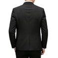 thumbnail image 3 of FRSASU Boys Blazer Suit Jacket formal Slim Fit Stand Mandarin Collar Lightweight Lined Wedding Casual Jacket Black, 3 of 8