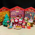 thumbnail image 2 of Escena decorativa de Navidad, decoración de estantería coleccionable para el hogar, juguete artesanal de resina para jardín, adornos de bonsái, 1 ud., 2 of 4