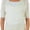 White, variant on ToBeInStyle Women's Textured Mid-Sleeve V-Neck Cable Knit Sweater - White - S