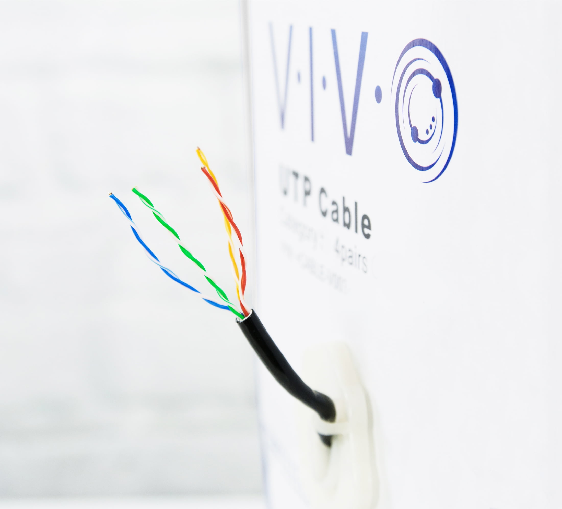 VIVO 250ft bulk Cat5e LAN Ethernet Cable UTP Cat-5e Waterproof Outdoor Burial