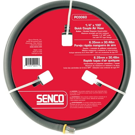 UPC 741474400193 product image for Senco Products. PC0060 Hose Asy 0. 25 inch - 18 Ntpf x 100 Ft. | upcitemdb.com