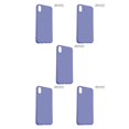 thumbnail image 2 of sweethay Funda protectora elástica a prueba de golpes para teléfono móvil de TPU, reemplazo para iPhone12/12Pro 6.1, gris Lavanda Gris iphone12/12pro 6.1 5piezas, 2 of 6