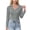 Gray, variant on Staron Women's Stretch Poplin Button-Down Shirt Fitted Short Sleeve Pointed Collar Solid Casual Office Blouse, White S