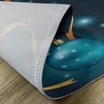 thumbnail image 5 of Ambesonne Christmas Place Mats Set of 4, Vivid Balls Ribbons, Standard Size, Petrol Blue Grey Red, 5 of 6