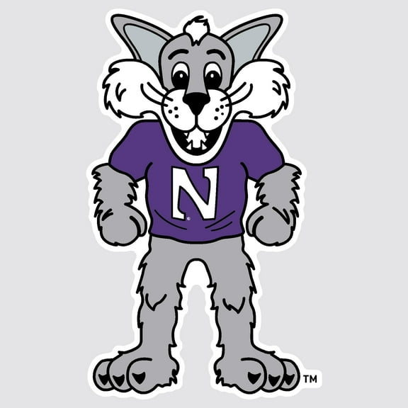 Northwestern University Mascot Lawn Sign