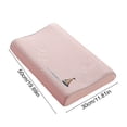 thumbnail image 3 of Weloille Summer Ice Silk Pillow Cover 1 Piece, Cooling Smooth Breathable Hidden Zipper, Moisture Wicking Soft Comfortable Pillow Protector, for Latex Memory Foam Rubber Pillow Home Bedroom Use, 3 of 6