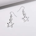 thumbnail image 6 of Star Earings 1 Pair Drop Earrings Hoop Earrings For Women's Party Evening Gift Date Alloy Fancy Fashion Star Goth Minimalist Star Decoration Drop Earrings, 6 of 9