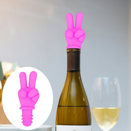

Kitchen 2PC Finger Wine Bottle Oyer Stopper Silicone Bar Accessories Sealed Kitchenware Tableware