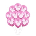 thumbnail image 4 of Juego de 7 globos de aluminio de Disney Minnie, globos de Mickey Mouse, decoración para fiestas de cumpleaños, baby shower, juguetes para niños, globos de aire, suministros, 4 of 5