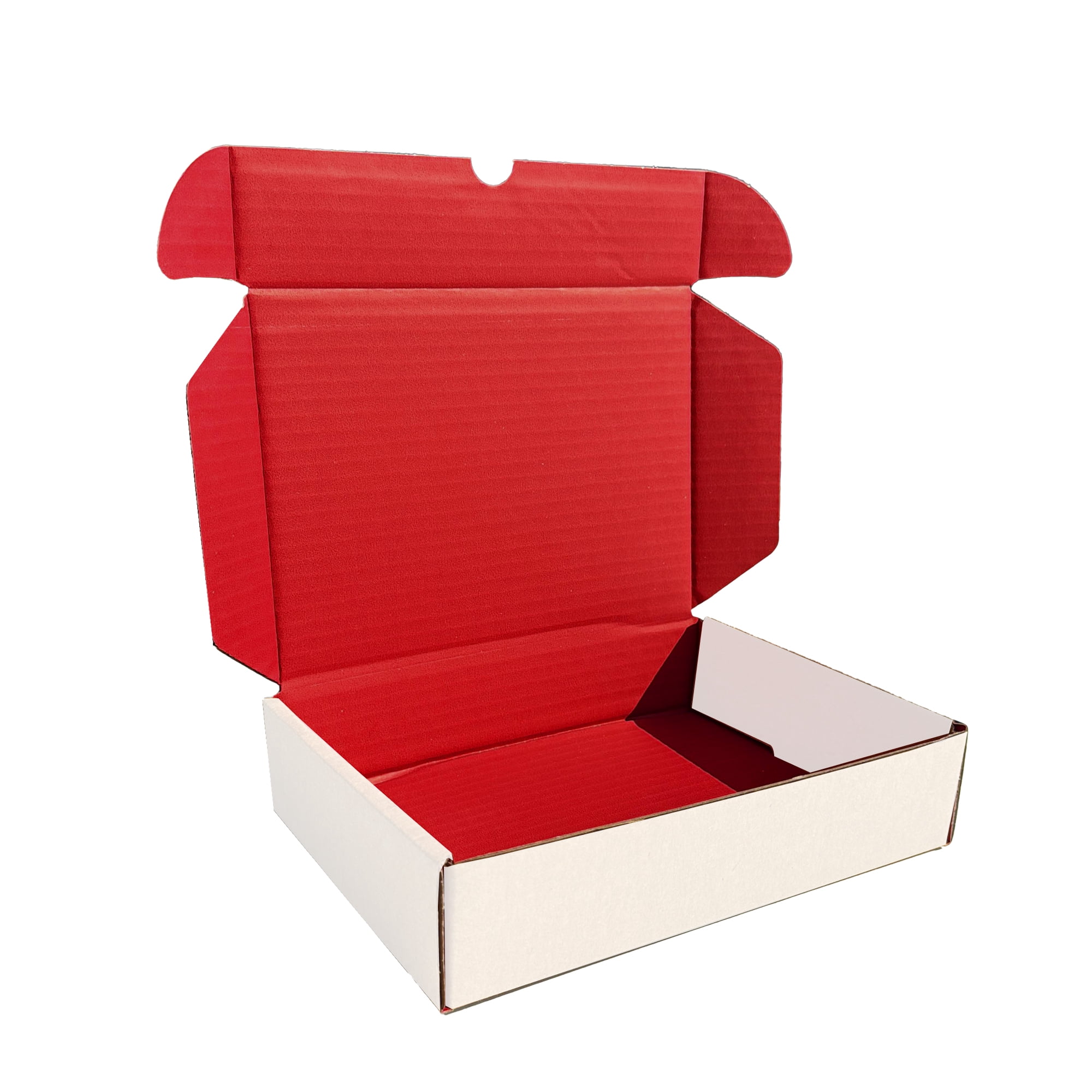 Ucanpack Corrugated Red Mailer Box ECT-32 Medium Heavy Duty Moving Box , 9 x 6¼ x 2" - 50 Pcs
