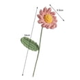 thumbnail image 3 of Hadanceo Knitted Fake Flower Handmade Best Gift Homemade Finished Hand-Knitted Sunflower Table Decor Dark Pink, 3 of 8