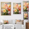 thumbnail image 4 of Designart "Tulips love expression" Floral Canvas Print, 4 of 5
