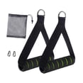 thumbnail image 1 of 2 piezas de agarres para ejercicios, accesorios de gimnasio resistentes, agarres de banda de resistencia para de poleas, equipo de gimnasio Verde, 1 of 8