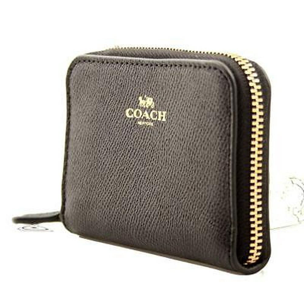 Coach - New Coach Womens Zip Around Coin Case In Black, 8792-2 ...