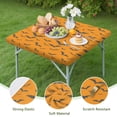 thumbnail image 4 of Halloween Themed Elastic Edge Tablecloth 36x36 Inch Square - Features Festive Ghosts and Pumpkins Pattern for Party Decor, 4 of 6
