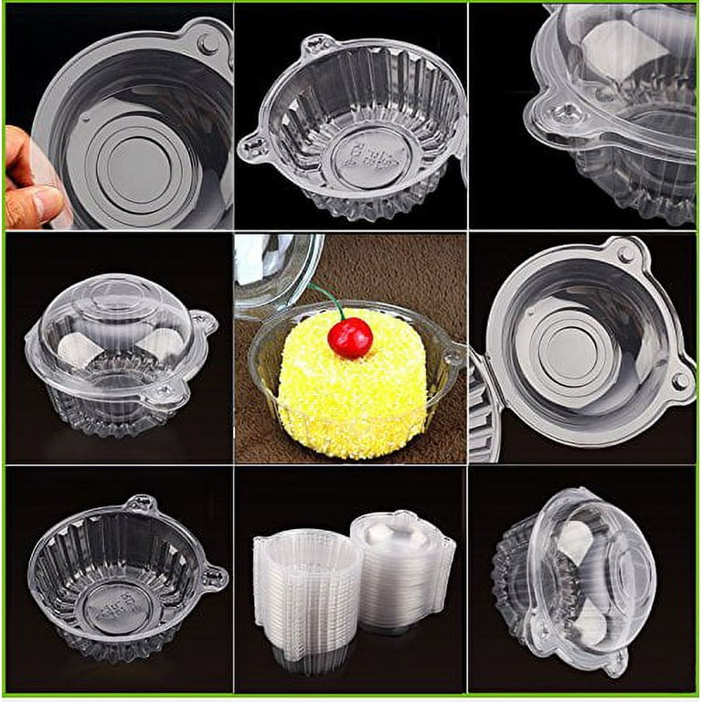 Clear Cupcake Bag with Plastic Tray - Single Jumbo Cupcake [CBG3]