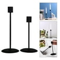 thumbnail image 2 of Metal Taper Candle Holders - Black Decor Set of 2, 2 of 11