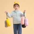 thumbnail image 3 of GYRATEDREAM 2-7Years Boys Girls Kid Winter Thick Jacket Warm Zipper Hooded Windproof Coat Fashion Outwear, 3 of 7