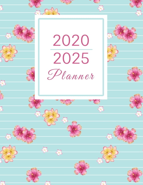 2020 2025 Planner Six Year Monthly Calendar Organizer Jan 2020