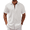 A-White, variant on Men's Linen Beach Casual Shirts Button Down Short Sleeve Shirt Summer Wedding Shirt Slim Fit Shirts