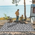 thumbnail image 4 of YouLoveIt Outdoor Rugs Reversible Mats, Plastic Straw Rug Modern Area Rug Floor Mat and Rug Indoor/Outdoor Area Rug Camping Rug Carpet Area Rug, 3 Sizes, 4 of 7