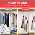 thumbnail image 5 of Behome Space Saving Hangers, 12 Packs Sturdy Metal Hangers Wardrobe Organizer, Magic Home Organization College Dorm Room Essentials for Girls Guys, Silver, 5 of 6