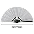 thumbnail image 2 of BiFandian Large Folding Hand Rave Fan for Women/Men, Chinese Japanese Handheld Fans, Perfect for Cooling, Dance, Gift, Drag Queen, Decoration & Wedding, 2 of 5