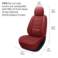 thumbnail image 7 of NS YOLO Premium Car Seat Covers Full Set | Universal Fit for Cars, Trucks & SUVs | Waterproof Full Coverage 5-Seat Protector with Lumbar Support, 7 of 7