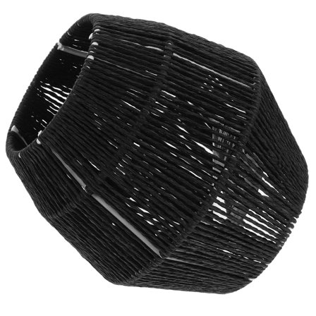 FRCOLOR  LED Lampshade Hanging Light Cover Lampshades Restaurant Black