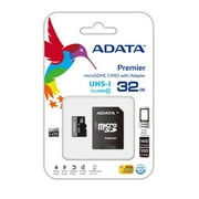 32GB AData Turbo microSDHC UHS-1 CL10 Memory Card w/SD adapter