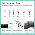 thumbnail image 6 of Qeelasee Easy Fan Lashes 0.05mm Automatic Flowering Bloom Eyelash Extension Soft Volume Lashes CC Curl 10mm, 6 of 7