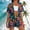03Hot Pink, variant on mihongmao Summer Vacation Outfits Beach Sets 2 Pieces Y2k Outfits Fashion Women's Hawaiian Style Print Casual Round Neck Short Sleeve Top T-shirt And Shorts Set Hot Pink 2X