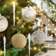 thumbnail image 2 of Adornos navideños Juego de bolas navideñas de espuma para la parte superior del árbol de Navidad de Platinum Boutique Colgante para árbol de Navidad, 2 of 5