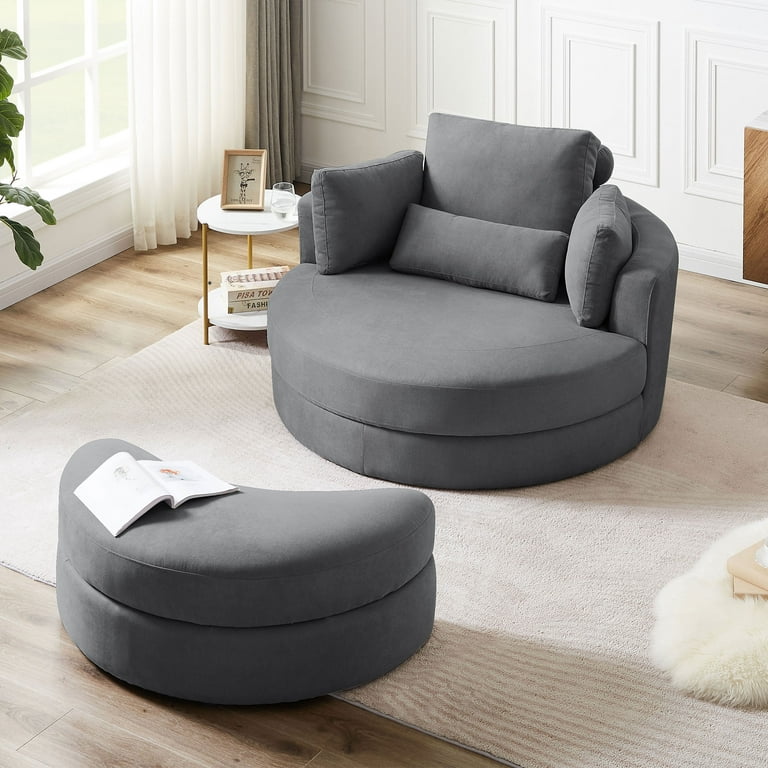 Big round couch chair deals