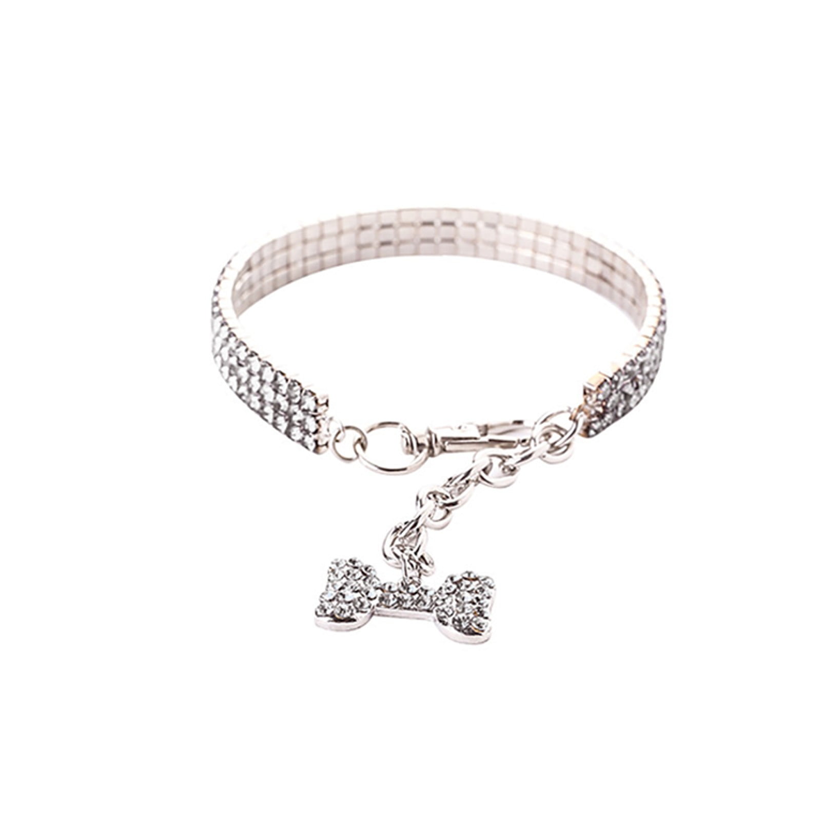 BICOASU Mini Pet Dog Bling Rhinestone Collars Fancy Necklace For Cats bicoasu-mini-pet-dog-bling-rhinestone-collars-fancy-necklace-for-cats