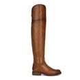 thumbnail image 3 of FRANCO SARTO Womens Brown Over The Knee Cushioned Studded Haleen Round Toe Block Heel Zip-Up Leather Dress Boots 10 M, 3 of 4