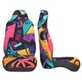 thumbnail image 3 of Xecao Vibrant Graffiti Urban Art Print Car Seat Cover in That Fits Most Cars, Vans, SUVs, and Trucks., 3 of 7