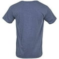 thumbnail image 5 of Gildan Mens Softstyle T-Shirt, S, Heather Navy (Pack of 2) 2 Heather Navy, 5 of 6