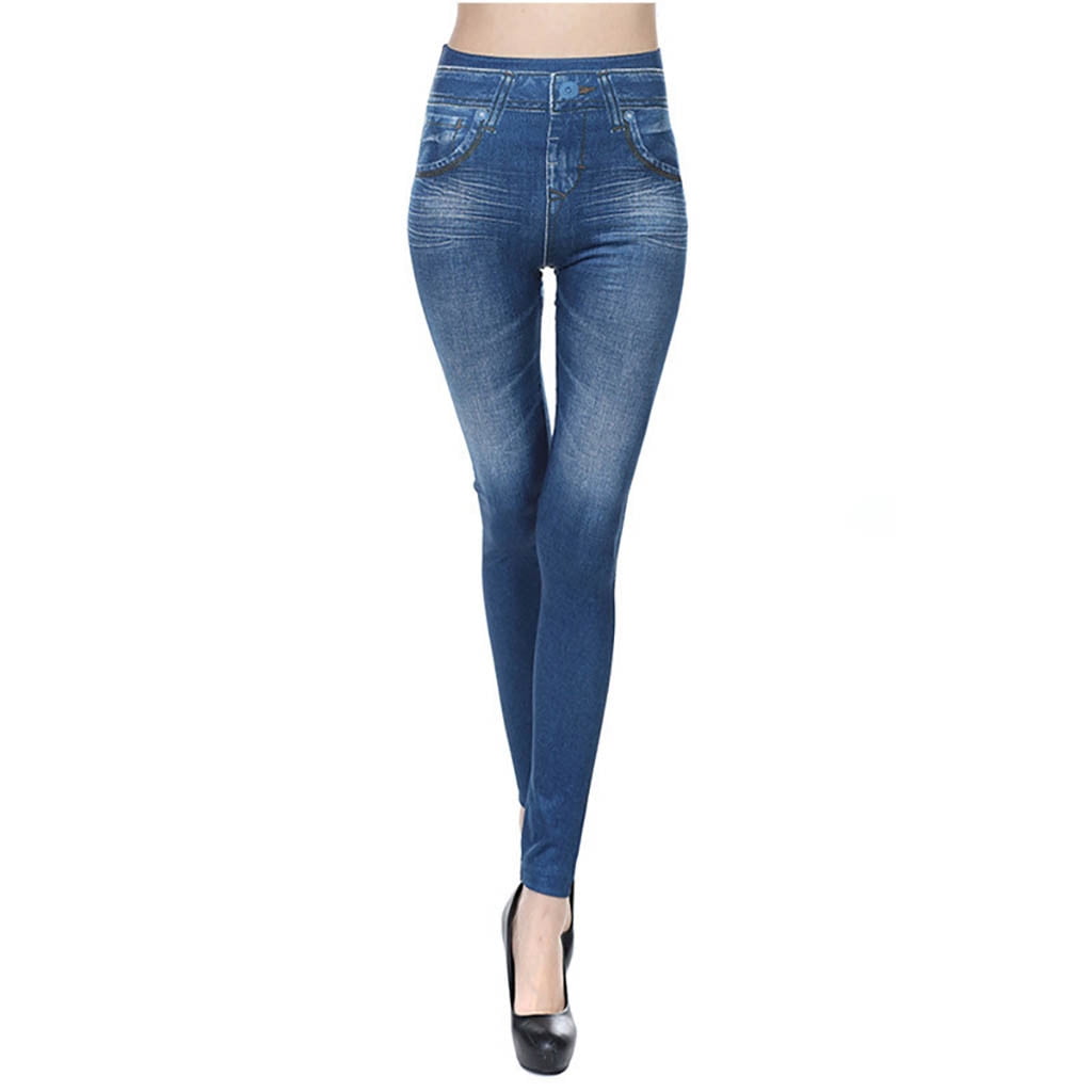 MRULIC jeans for women Womens Denim Skinny Jeans Stretch Pencil ...