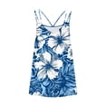thumbnail image 4 of LPZOOGU Women's Tropical Floral Print V Neck Cami Tank Top Fashion Casual Loose Fit Sleeveless Spaghetti Strap Tunic T-Shirt, 4 of 4