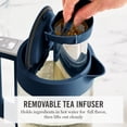 thumbnail image 3 of Martha Stewart 7 Cup Electric Kettle with Tea Infuser, Indigo Blue, 3 of 14