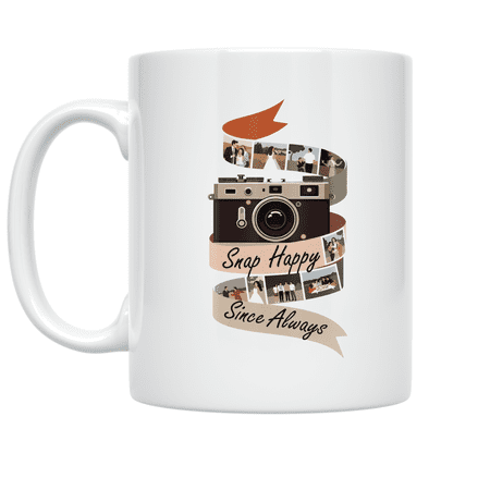 Snap Happy Since Always - Family Photography Enthusiast - 11 oz Ceramic Coffee Mug