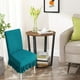 thumbnail image 5 of Funda Elástica Para Silla, Extraíble, Lavable, Fácil De Instalar, Multiusos, Apta Para Comedor, Cocina Y Oficina, Color Verde, 5 of 8
