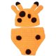 thumbnail image 2 of Baby Clothing Set Adorable Giraffe Knitted Costume Props For Newborn Boys And Girls 37-39CM Comfortable To Wear 1 Set, 2 of 3