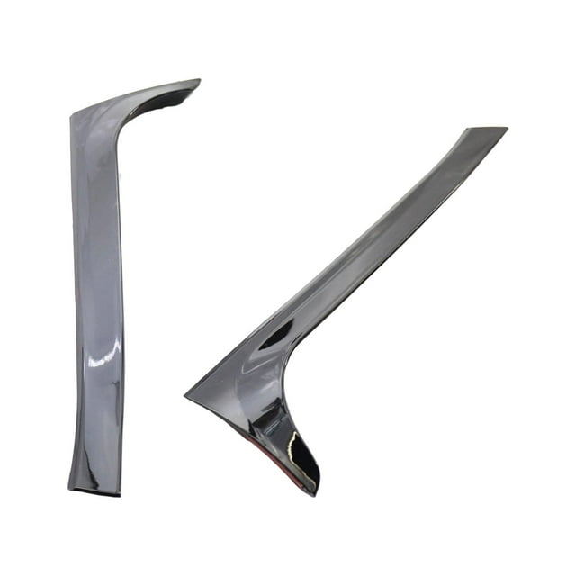 1 par de ala de alerón lateral de ventana de techo trasero estilo de coche Zulema Spoiler lateral de la ventana trasera
