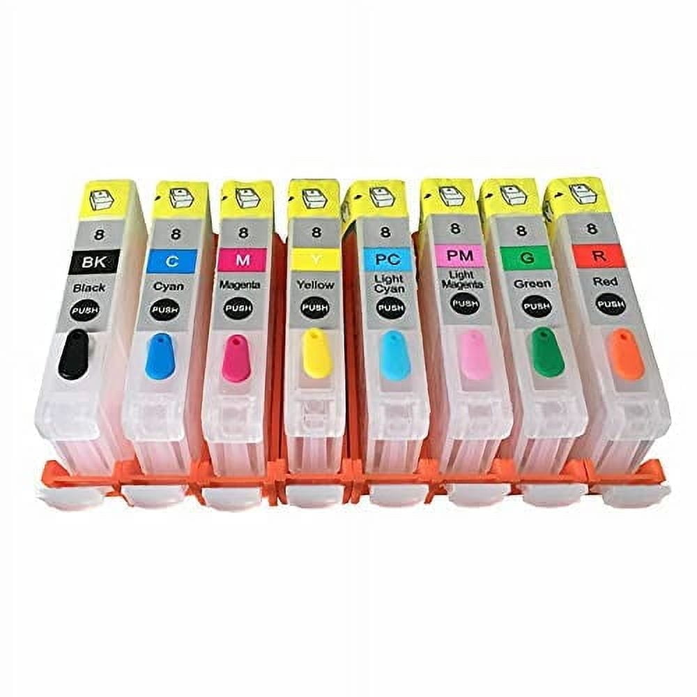 Carticce Per Pro-9000 Mark Ii Inchiostro Per Stampante Canon CLI-8 - 32 Cartucce Combo Colori Kit Ricarica Stampante