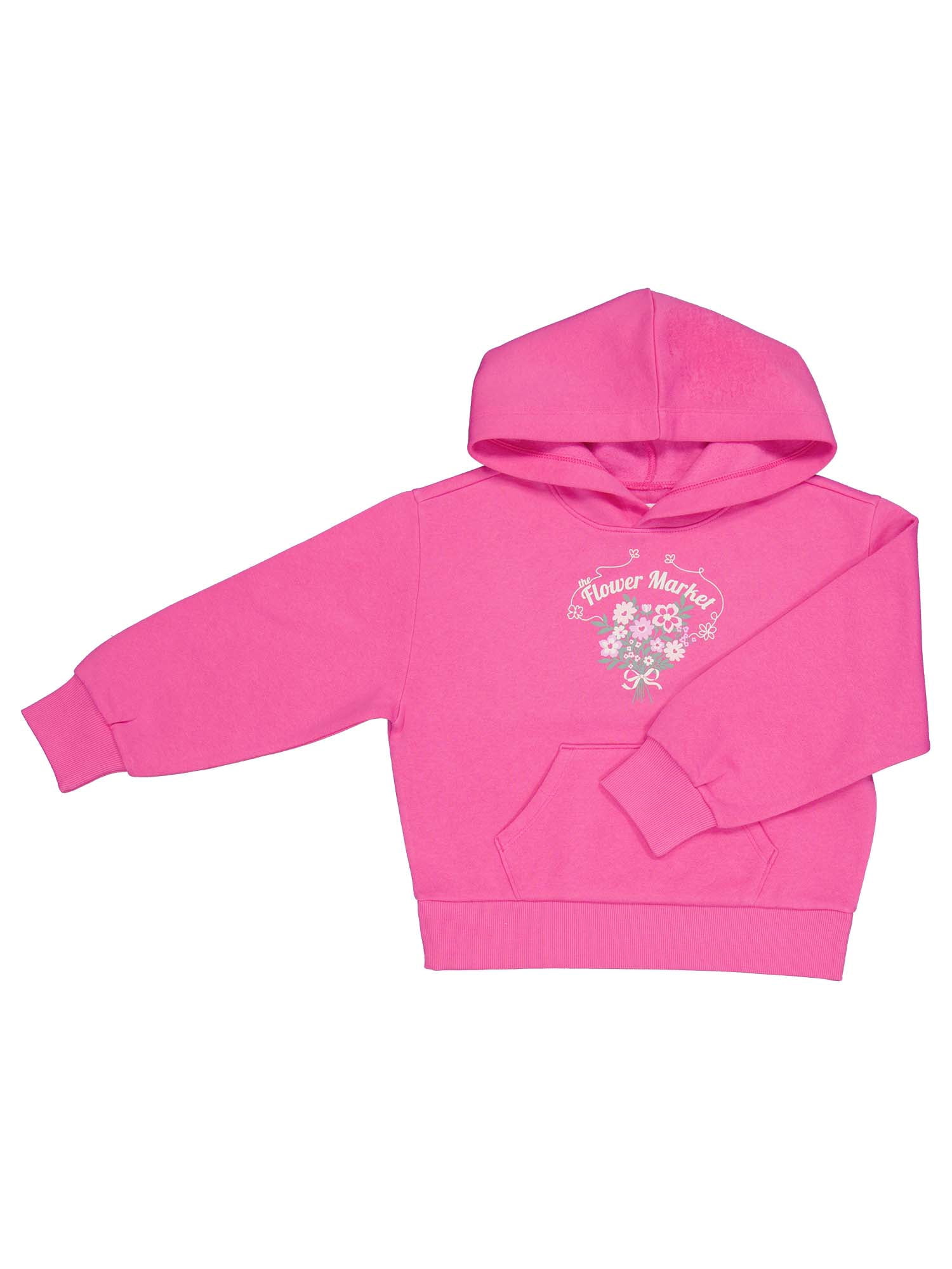 Wonder Nation Girls Fleece Hoodie Sets, Sizes 4-18 & Plus
