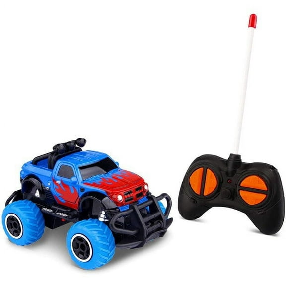 RC Cars Toys for Kids Boys, 1/43 Scale Remote Control Car RC Trucks, Toddler Toys Birthday Gift for 3-12 Year Old Boys Girls, Blue