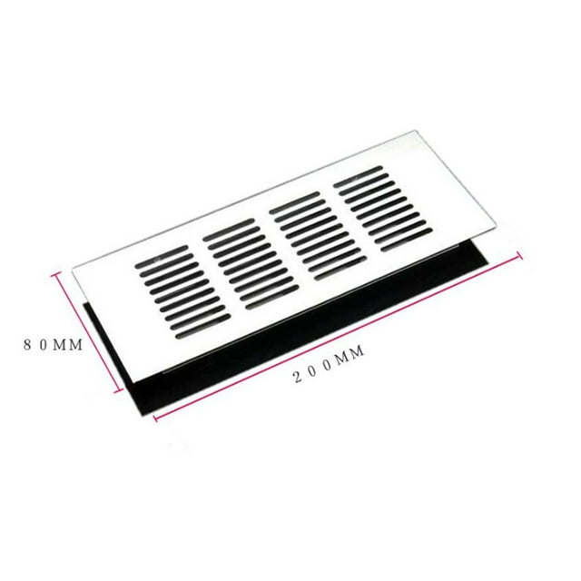 Dreamhall Toe Space Grille Vent Cover Aluminium Air Vent Silver
